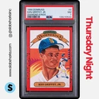 1990 DONRUSS #4 KEN GRIFFEY JR. DIAMOND KINGS PSA 7