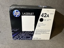 HP 42A Print Cartridge , Black, Q5942A , Genuine Hp Laserjet : 4240,4250,4350