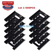 Lot 2.5" to 3.5" Bay SSD Metal Hard Drive HDD Mounting Bracket Adapter Dock/Tray