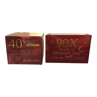 Jennie Moon 90X Power of Moonlight Soap 130G & JENNIE MOON booster