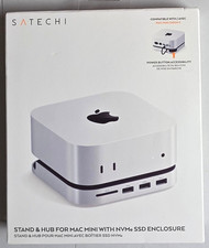 Satechi Mac mini M4 Hub Stand with NVMe SSD Enclosure, Mac mini M4 Dock