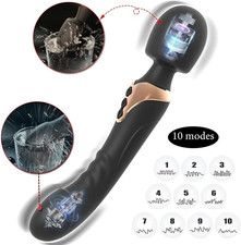 Multi- Speed Bullet Mini Vibrator Wand Neck FullBody Personal Massage For Women