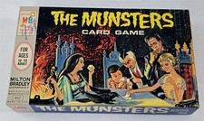 X-212 VINTAGE 1960'S MILTON BRADLEY THE MUNSTERS CARD GAME 