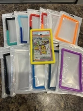 Trading Card PSA Slab silicone Protector Bumper Sports Pokemon 12 color lot