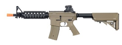 Golden Eagle JG F6624TAN Super Enhanced M4 CQB RIS AEG Metal Gear, Rail Covers,