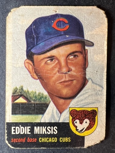 Eddie Miksis #39 1953 Topps card