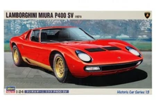 Hasegawa 21213 HC-13 1/24 Scale Model Car Kit Lamborghini Miura P400 SV 1971