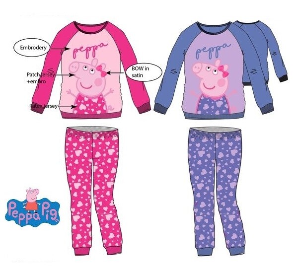 PIJAMA PEPPA PIG INVIERNO POLAR CORALINA AFELPADO MODA NIÑA CHICA LICENCIA WARM