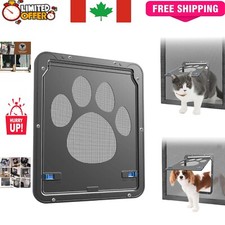 Sturdy Lockable Cat Door for Screen and Sliding Doors - Easy Installation