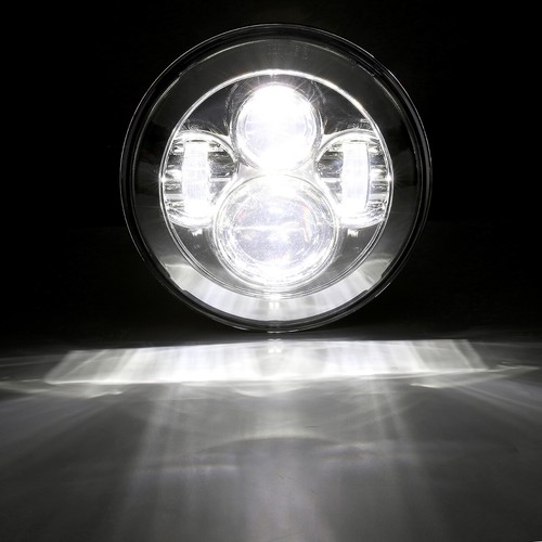 7" LED Headlight 4.5" Fog Passing Lights Bar For Harley Heritage Softail Classic - Picture 6 of 11