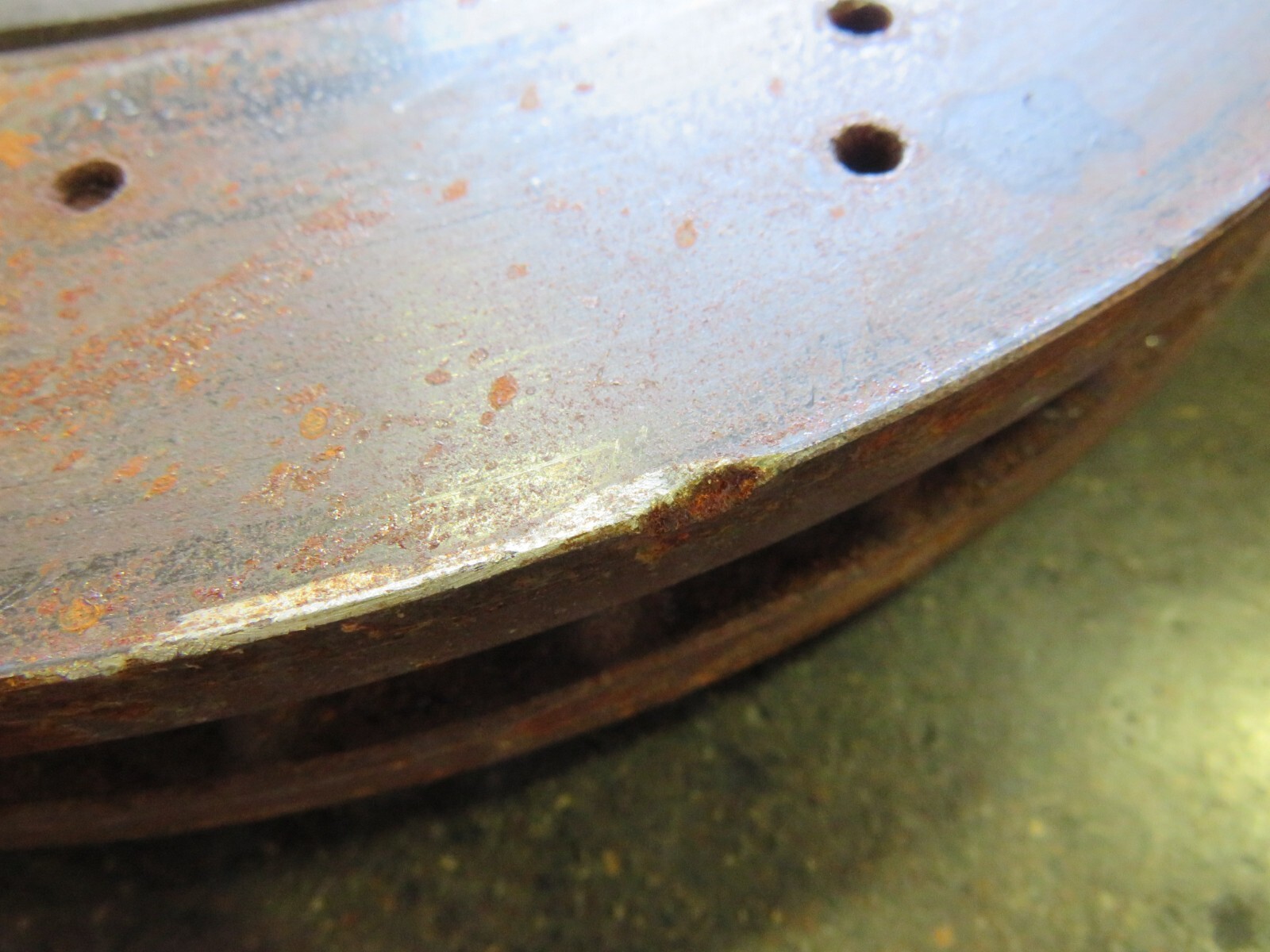 Lamborghini Gallardo, Spyder, RH, Rear Brake Rotor, Used, P/N 400615602C
