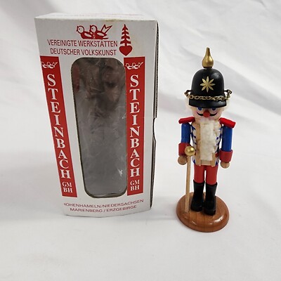 Vtg West Germany Steinback Nutcracker Baron 7 1/2 Inch Collectible New In Box