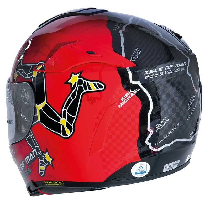 HJC RPHA 70 Isle Of Man Iom Red Black, photo 4 of 5