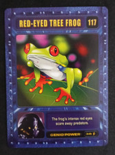 2003 Marvel Genio Card Game Red-Eyed Tree Frog #117