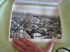 Vintage B  W Photo San Francisco Coit Tower  distant Bridges 8.5" x 10