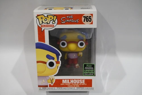 Funko pop Milhouse 765 The Simpsons 2020 ECCC Spring Convention Exclusive NEW