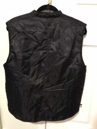 Rocawear Designer Utility Cargo Black Puffer Vest M - Picture 3 of 5