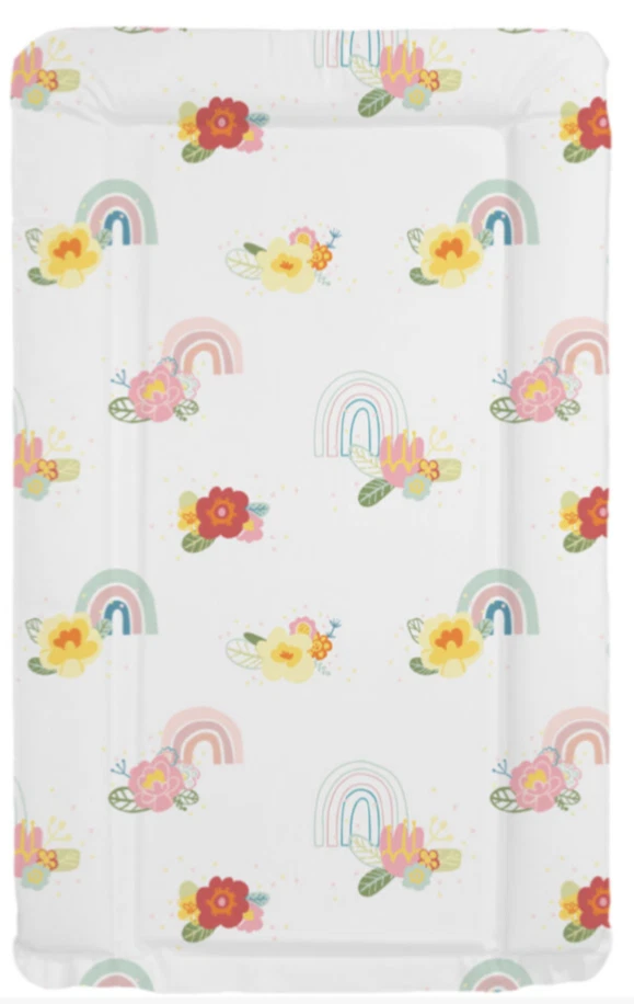 Baby Changing Mat - Wipe Clean - Hypo Allergenic PVC - Pretty Pastel Rainbows
Opens in a new window