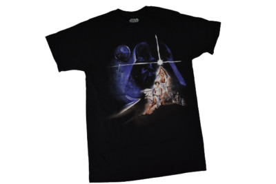 Star Wars Mens Movie Poster Design Shirt NWT S