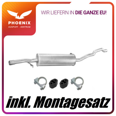 Ford Galaxy 2.0 2.3 2.8 1995-2006 Mittelschalldämpfer Auspuff Mit E-Prüfzeichen