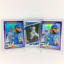2021 Donruss Optic Carolina Blue DK Vladimir Guerrero Jr SN 15/50 Plus 3 More!