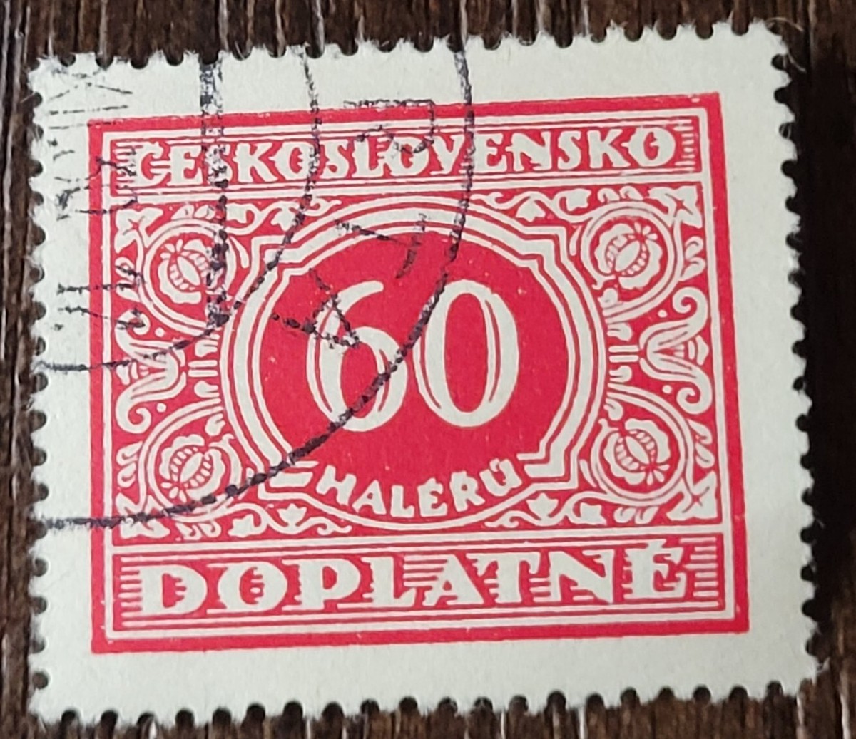 Ceskoslovensko Postage Stamp 1938 Definitive Czechoslovakian 60