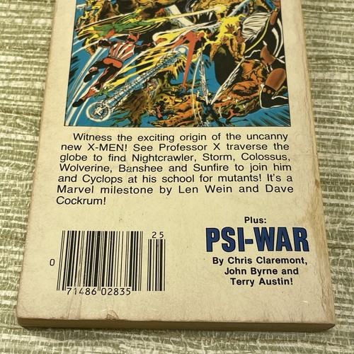 Stan Lee Presents The X-Men 1982 Marvel Illustrated Book Paperback Comic - Picture 13 of 24