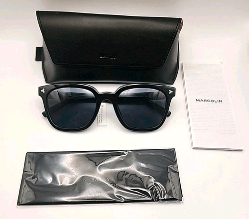 BALLY BY0085-H5401A Shiny Black/Smoke Sunglasses UNISEX 54-20-145 $320 - NEW - Picture 9 of 11