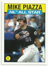  2021 TOPPS BASEBALL - MIKE PIAZZA - 1986 35th ANNIVERSARY - #19 - METS ALL STAR