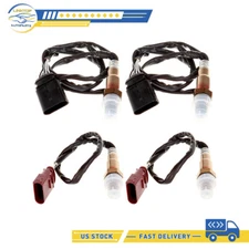 4pcs Oxygen Sensor 2* Upstream&2* Downstream O2 for 02-05 Audi Allroad Quattro