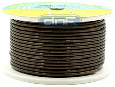 8-10 Gauge 100 OFC Black See Through Power Cable 250 Feet- SAME DAY SHIPPING