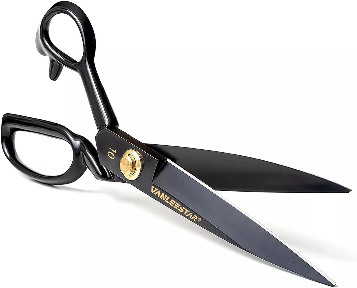 10 inch Professional High Carbon Steel Tailor Scissor Shears for Fabric  Leather