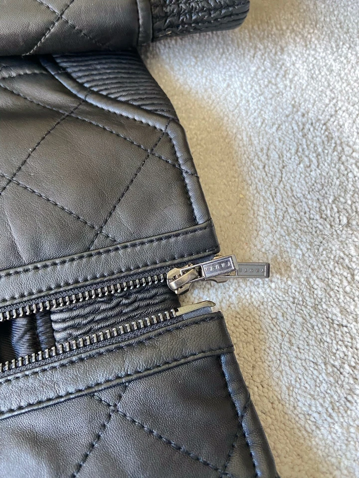 Truth And Pride Black Leather Jacket Size Small - Image 4 of 4