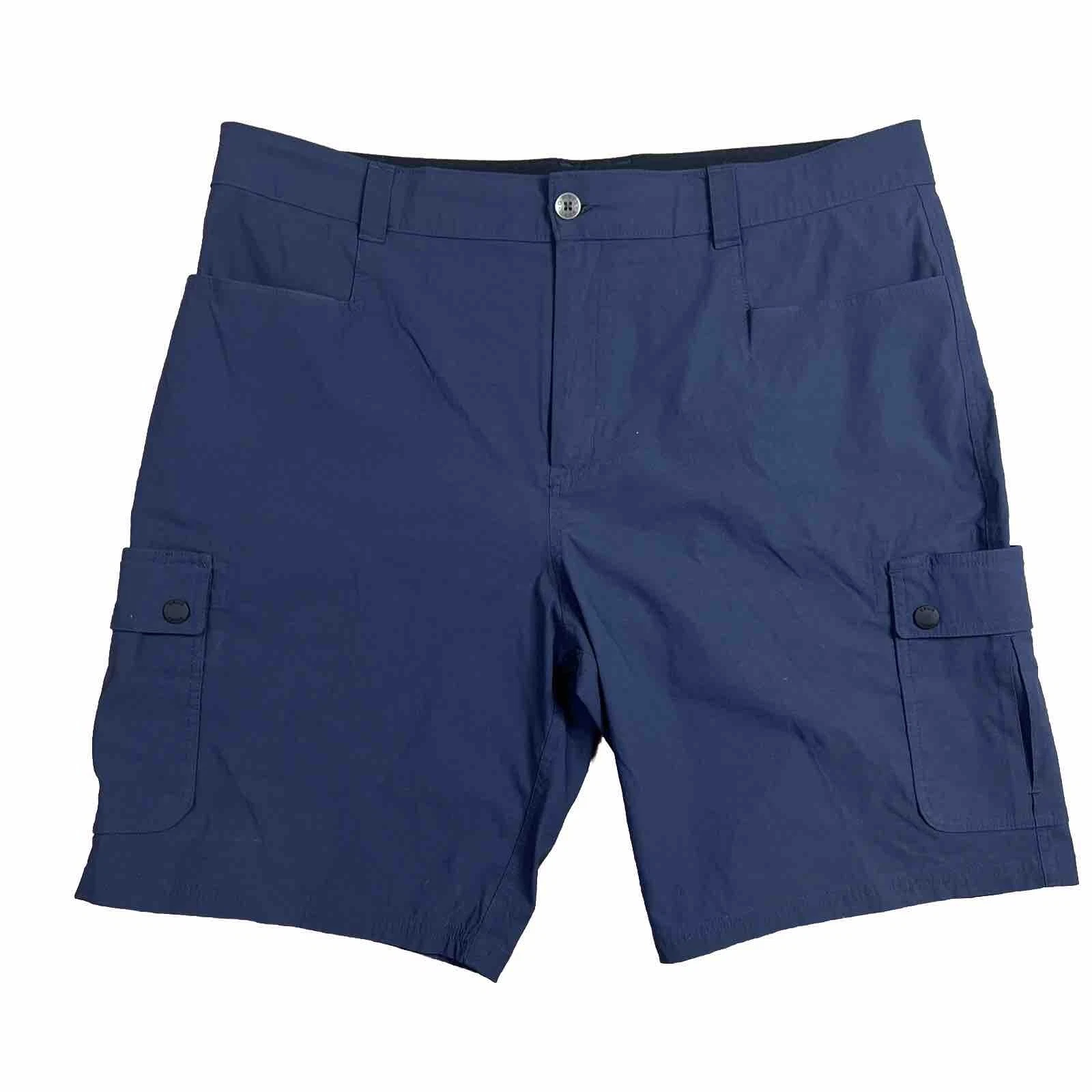 Orvis Shorts Mens 40 Voyager Navy Quick Dry Cargo Pockets Outdoor Fishing