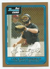 LOU SANTANGELO 2006 BOWMAN PROSPECTS GOLD CARD NM-MT+ CONDITION