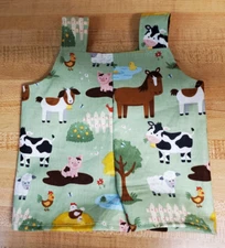 FARM ANIMAL PLAYSUIT ROMPER for 16" CPK Cabbage Patch kids HORSE PIG COW LAMB