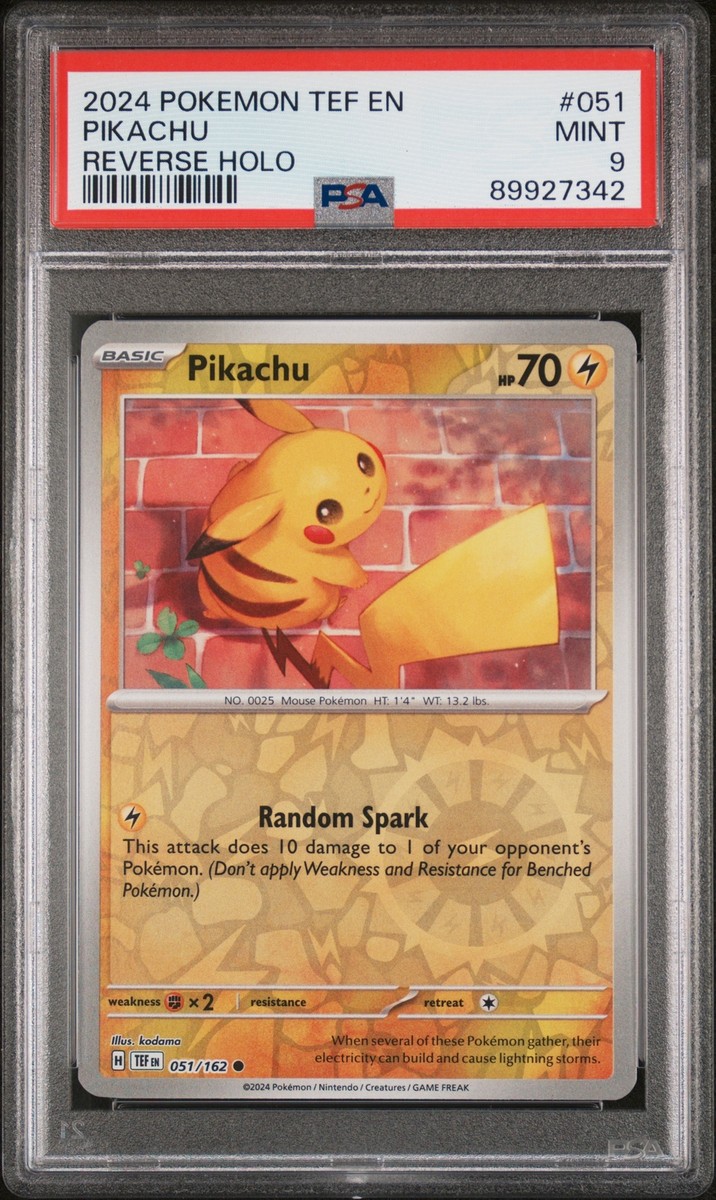PSA9 ピカチュウ 84/144 英語 Reverseホロ PSA9 Pikachu 84/144