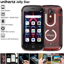 Unlocked 4G LTE Unihertz Jelly Star Mini Smartphone Android Mobile Phone 8+256GB
