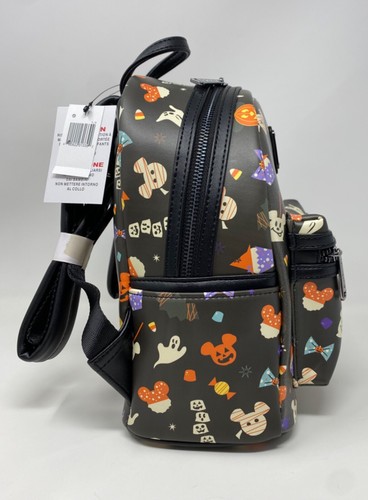 NWT Loungefly Disney Parks Mickey Mouse Halloween Sweet Treats Mini Backpack #2 - Picture 4 of 10