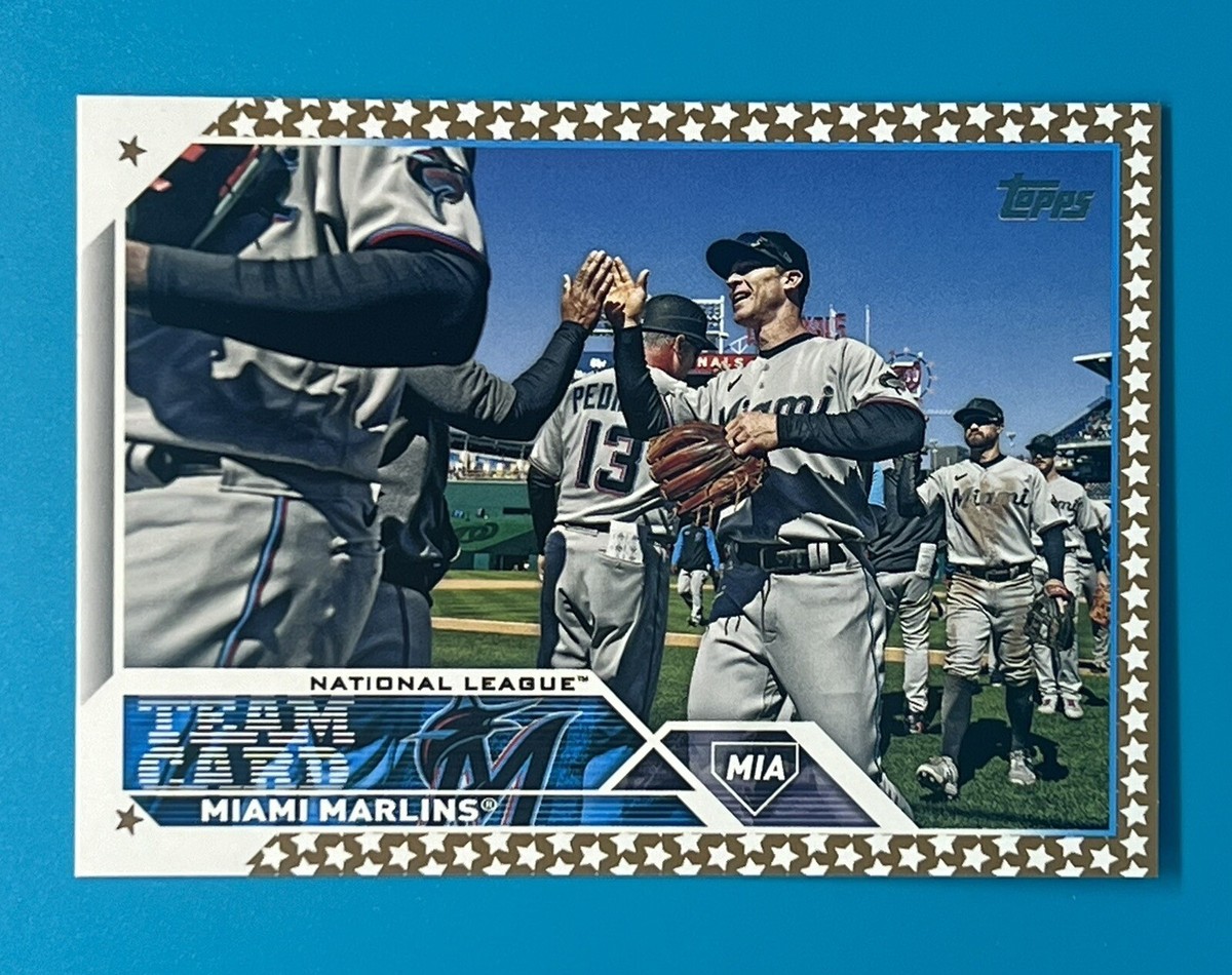 2023 Topps Gold Stars 473 Miami Marlins