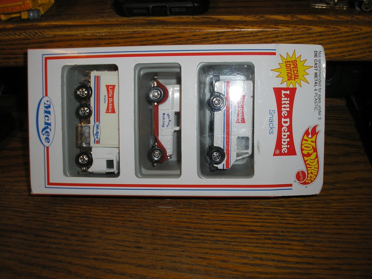 Hot Wheels Little Debbie Snacks 3台パック 1996 Hot Wheels Little Debbie 3 Pack Series 2 Forklift,Jeep, and