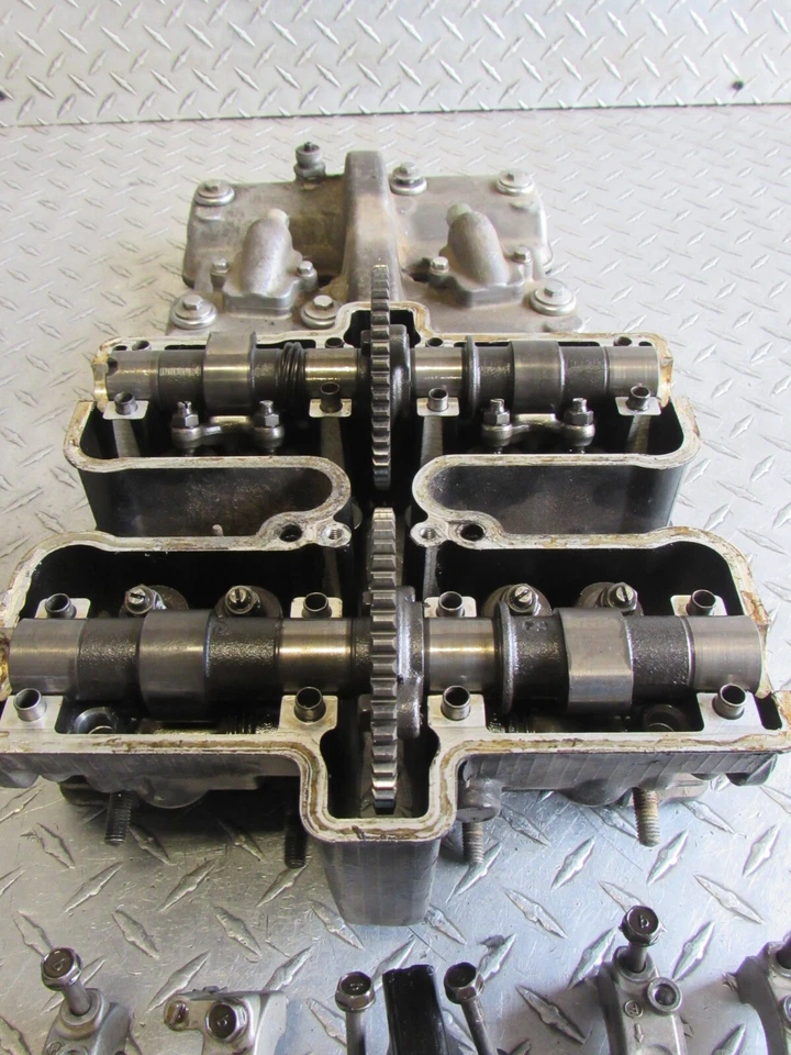 1987 87 KAWASAKI EN450 EN 450 454 LTD ENGINE CYLINDER HEAD & COVER - Image 4 of 4