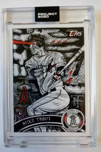 Mike Trout California Angeles Topps Project 2020 card #121