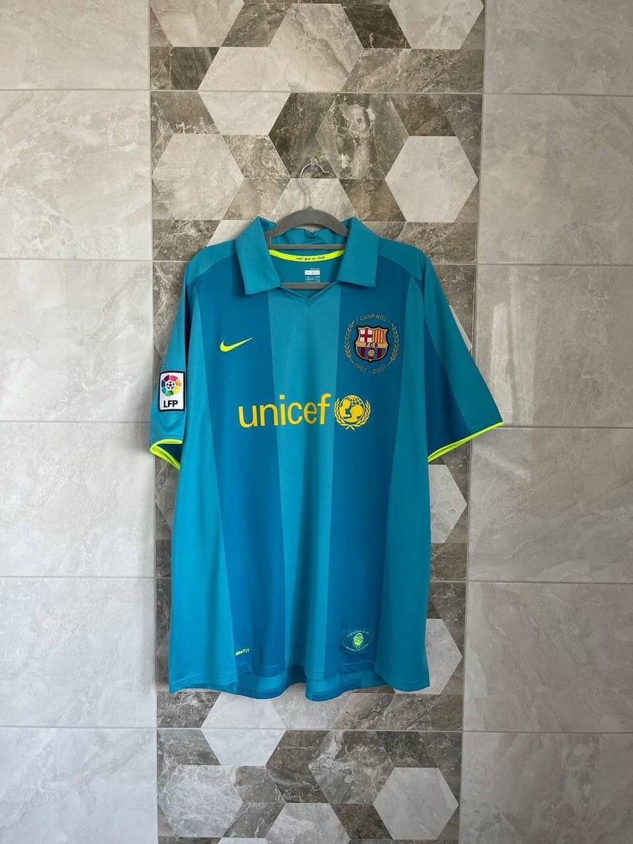 聖*人様 FC Barcelona 11-12 Away XAVI ユニ 2011/12 Barcelona Away Jersey #6 Xavi Hernandez 2XL Nike