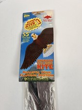 Gayla Bald Eagle Bird Flapping Motion Flying Kite 55" Wingspan NEW Vintage 90s