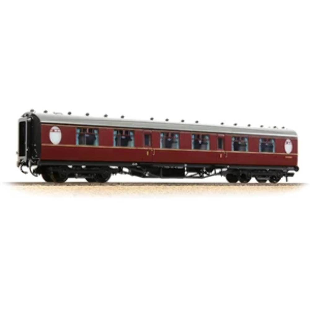 Bachmann 34-487A OO Gauge LNER Thompson First Corridor Coach BR Maroon