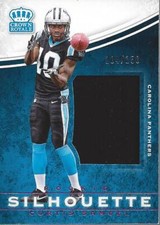 2017 Crown Royale Jumbo Rookie Silhouette Jersey Pink #4 Curtis Samuel /250