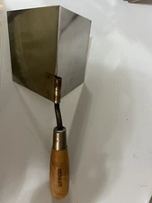 Goldblatt Outside Corner Trowel 4”x5” Stainless Steel 