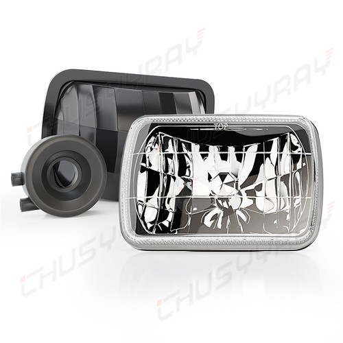 Pair 7x6 5x7 LED Headlights Assembly fit Chevy S10 Blazer 1982-1994 C6500 C7500 - Picture 2 of 14