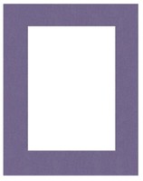 Passepartout 24X30 Cm - 15X20 Cm Lilla Scuro